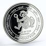 Bhutan 300 ngultrums Year of the Monkey proof silver coin 1996