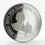 Congo 10 francs Olympic Games Sydney Coubertin silver coin 2000