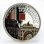 Cook Islands 5 dollars St. Petersburg city colored proof silver coin 2011