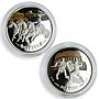 Niue set of 2 coins Colosseum Citius and Fortius  colored silver coin 2014