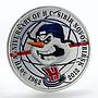 Niue 1 dollar 50 Years to Hockey Club Sibir Novosibirsk proof silver coin 2013