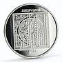 United Arab Emirates 50 dirhams Sheikh Zayed Sultan Islamic silver coin 1999