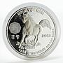 Vietnam 10000 dong Year of the Horse proof silver coin 2002