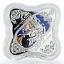 Tokelau 1 dollar Lady of Fortune colored proof silver coin 2018