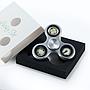 Benin set of 3 coins Good Luck in Spinner Edition gilded silver coins 2017