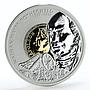 Cook Islands 10 dollars Nathan M. Rothschild gilded silver coin 2008