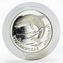 Russia 1 ruble Red Book Dolphin Aphalina proof silver coin 1995