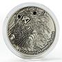 Fiji 10 dollars Predatory Mammals - Lutra silver coin 2012