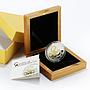 Togo 1000 francs Year of the Snake proof gilded silver coin 2013