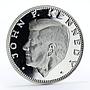 Paraguay 150 guaranies John F. Kennedy president proof silver coin 1974