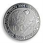 Armenia 100 drams 1400th Anniversary Anania Shirakatsi proof silver coin 2005