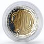 Jamaica 50 dollars 60th birth of Bob Marley gilded silver coin 2005