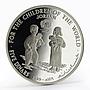 Jordan 5 dinars UNICEF: For the Children of the World proof silver coin 1999