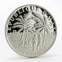 Haiti 5 Gourdes Haitienne paradise proof silver coin 1971