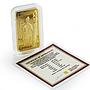 Armenia 1000 drams Right Hand Of Saint Gregory gilded proof silver coin 2014