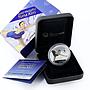 Tuvalu 1 dollar Yuna Kim Olympic Figure Skating colored silver proof coin 2010