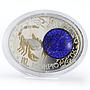 Macedonia 10 denari Zodiac Signs series Scorpio 3D silver coin 2014