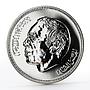 Morocco 50 dirhams 50th Birthday - King Hassan silver coin 1979
