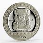 Mexico 100 pesos God of Fire Huehueteotl The Aztek proof silver coin 1992