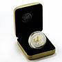 Australia 1 dollar Lunar Calendar I Year of the Rooster gilded silver coin 2005