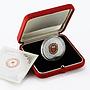 Oman 1 rial Sultan Qaboos University coloured proof silver coin 2011