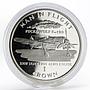 Isle of Man 1 crown Aircraft Man in Flight Focke-Wulf Fw1 Plane silver coin 1995