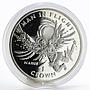 Isle of Man 1 crown Aircraft Man in Flight Icarus Mythology silver coin 1995