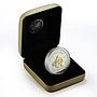 Australia 1 dollar Lunar Calendar I Year of the Snake gilded silver coin 2001