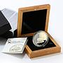 Mongolia 10000 togrog Year of the Pig gilded proof silver coin 2019