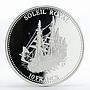 Congo 10 francs Ship Soleil Royal silver proof coin 2001