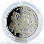 Congo 1000 francs Seafaring Endeavour Ship Clipper James Cook silver coin 2003