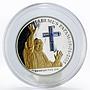Andorra 10 diners Benedict XVI election crystal proof silver coin 2005