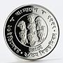 Bangladesh 1 taka 20th Anniversary of Victory Day proof silver coin 1991