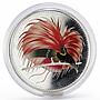 Papua New Guinea 25 kina Birds of Paradise proof silver coin 1994
