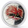 Papua New Guinea 25 kina Birds of Paradise proof silver coin 1994