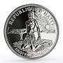 Haiti 50 gourdes Human Rights silver coin 1977