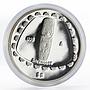 Mexico 5 pesos Precolombina series Sacerdote proof silver coin 1998