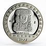 Mexico 100 pesos God of Fire Huehueteotl The Aztek proof silver coin 1992