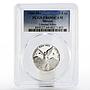 Mexico 1/4 onza Winged Victory PR-69 PCGS proof silver coin 2000