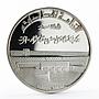 Iraq 1 dinar Tharthar Euphrates Canal proof silver coin 1977