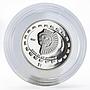Mexico 1 Peso Disco De La Muerte Teotihuacan Series proof silver coin 1997