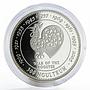 Bhutan 300 ngultrums Year of the Rooster proof silver coin 1996