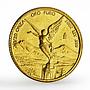 Mexico 1/20 onza Winged Victory gold coin 2002