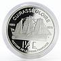 France 1 1/2 euro Cuirasse Gloire Ship Clipper silver proof coin 2004