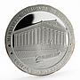 Ivory Coast 1500 francs Temple of Artemis Ship proof silver coin 2010