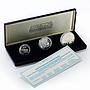 Mexico set of 3 coins 1986 World Championship of Football silver proof coin 1985