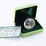 Tokelau 1 dollar Russian Troika Horses colored silver proof coin 2014