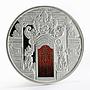 Fiji 10 dollars Temple Gates Kori Agung colored proof silver coin 2012