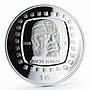 Mexico 10 pesos Olmec Series Cabeza Olmeca proof silver coin 1996