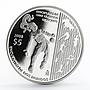 Mexico 5 pesos Beijing Olympic Games series Indian Sports proof silver coin 2008